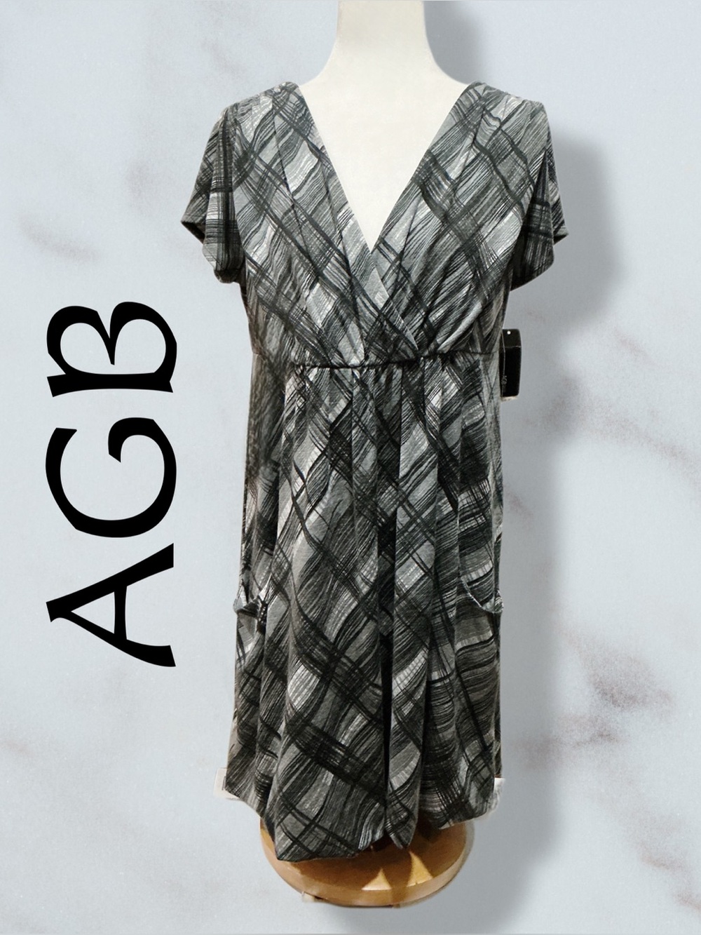 AGB Empire Waist Dress Size 14 NWT